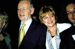 Former Prime Minister Jean Chretien and Susan Baka Ottawa 2003
